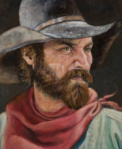 Horse Thief, Oil on Canvas, 20 x 16